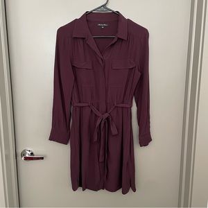 Rayon Button Down Dress
